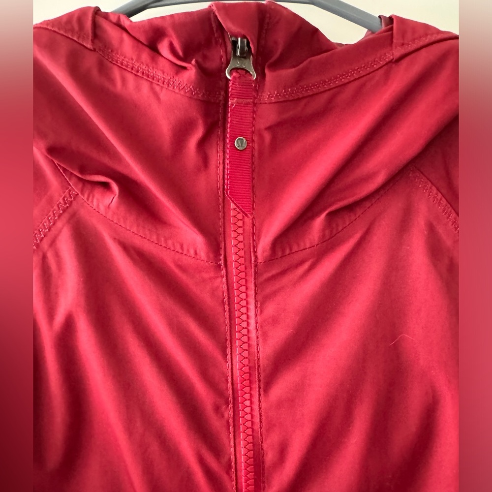 lululemon athletica Red Women's Utility Jacket with Hood - Picture 7 of 7